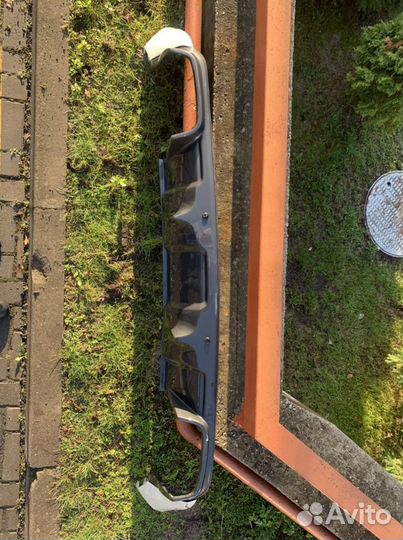 Диффузор заднего бампера мл164, W164 amg