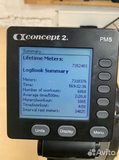 Гребной тренажер Concept2 model D