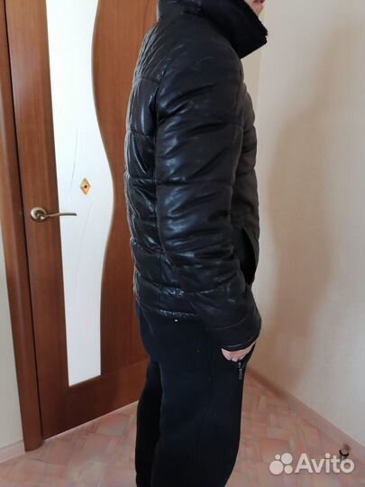 Кожаная куртка мужская