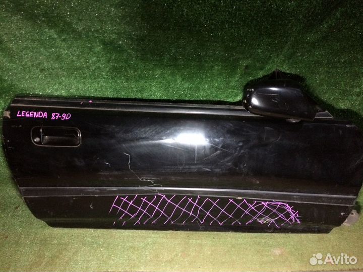 Дверь передняя правая Honda Integra DA5 DA6 Черная