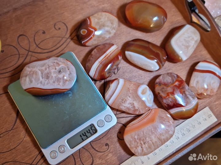 Сердолик, сардоникс, сердоликовый агат 72-73 мм