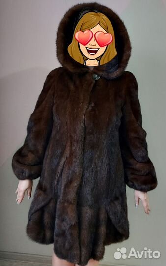 Шуба норковая 48 50 бу