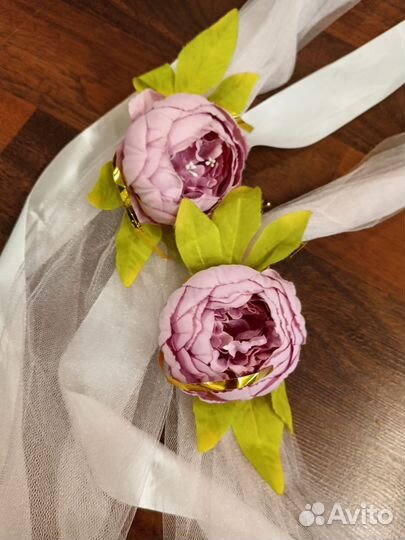 Кольца свадебные на машину