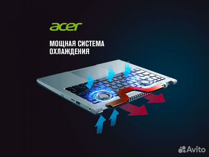 Ноутбук-трансформер Acer Spin5 с сенсорным экраном