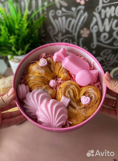 Мыло ручной работы (Коробочка сладостей)