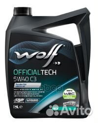 Масло wolf officialtech 5W40 C3 5L 8333477 Wolf