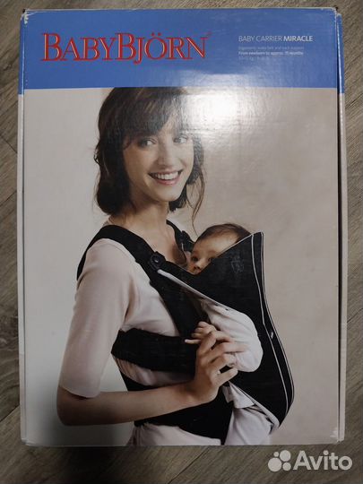 Эрго-рюкзак babybjorn carrier miracle