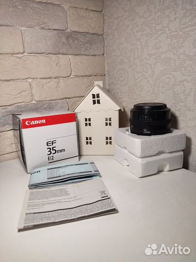 Объектив Canon EF 35mm f/2 Комплект