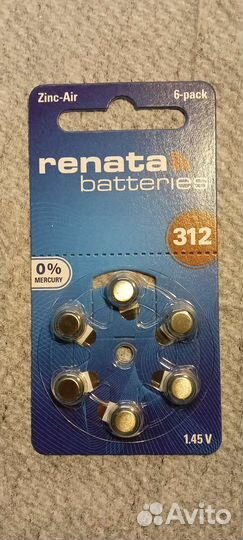 Аккумуляторы для слухового аппарата