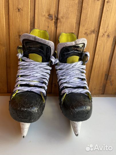 Коньки Bauer Supreme S27 JR 4,5 EE+лезвия и чехлы