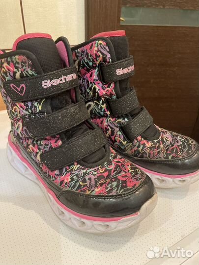 Сапожки ботинки skechers 33