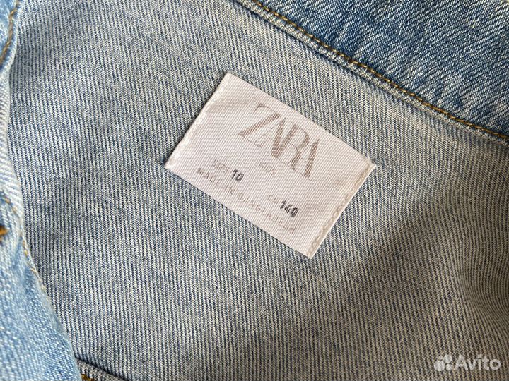 Джинсовая куртка zara для девочки