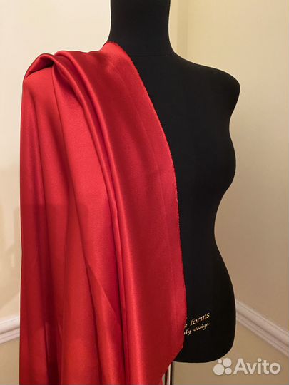 Ткань шелк креп-атлас кади, Италия