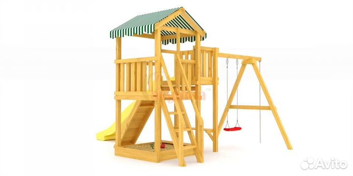 Детская площадка Савушка Мастер 1 plus горка 3 м