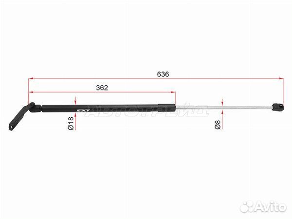 Амортизатор крышки багажника