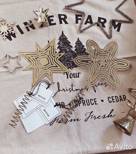 Hm home звезда на елку zara home la redoute h&m