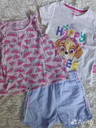 Комплект вещей для девочки 104-110