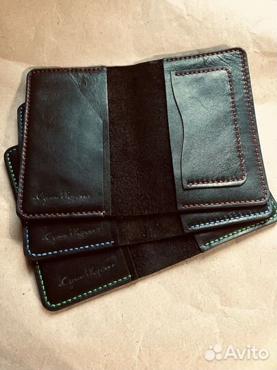 Обложка для автодокументов натуральная кожа