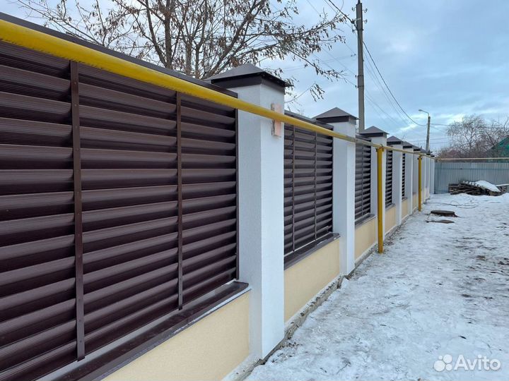 Заборы жалюзи