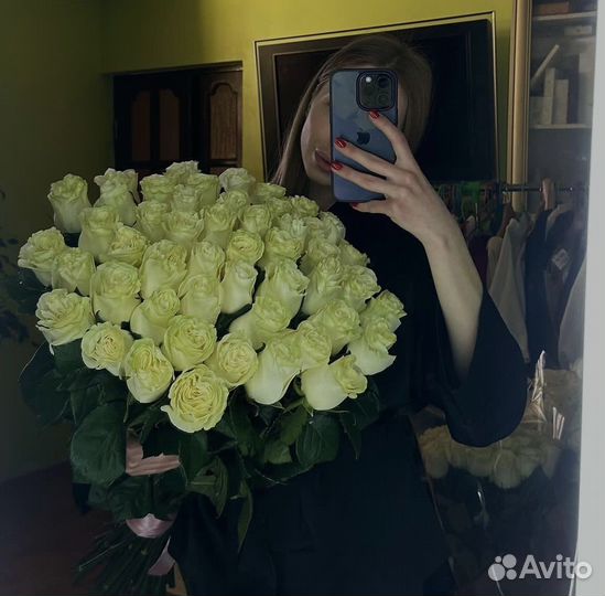 Роза белая Эквадор