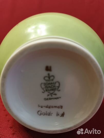 Ваза для цветов фарфор schaubach kunst Шаубах Кунс