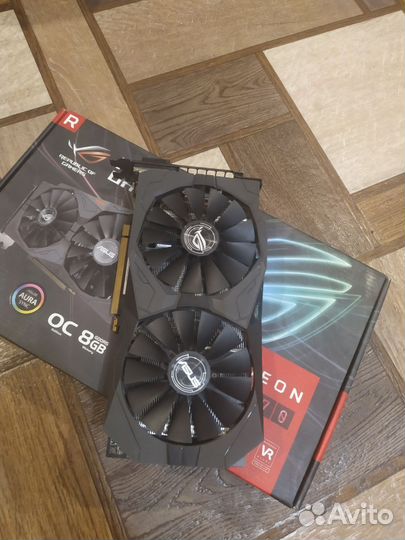 Видеокарта Asus RX 570 Srix 8 Gb