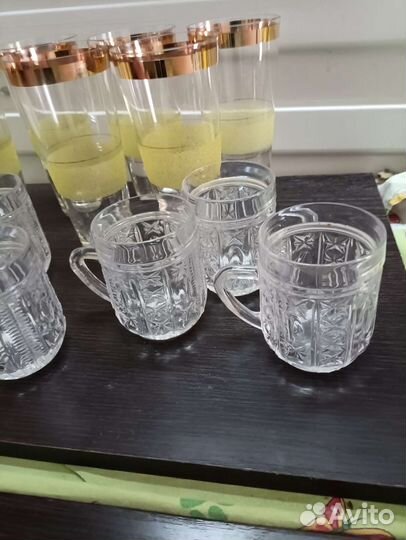 Стеклянная посуда 12 предметов