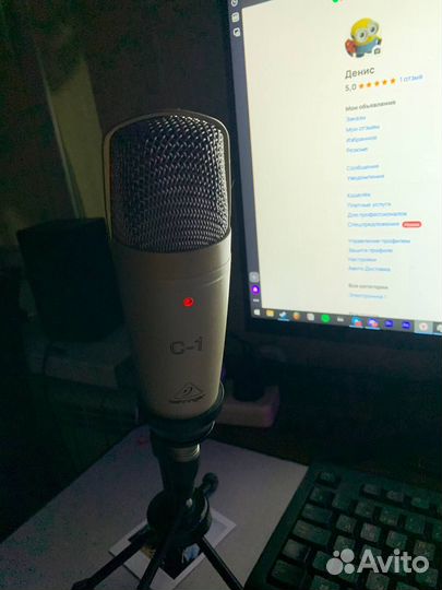 Микрофон behringer c1