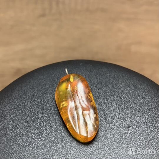 Винтажный Янтарный Камень Ретро