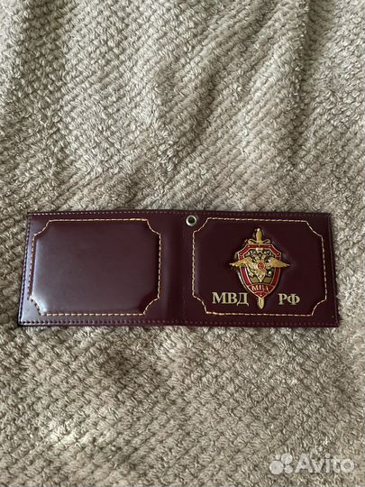 Обложка на удостоверение мвд