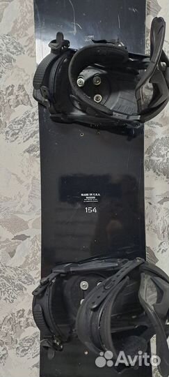 Сноуборд Haz-Mat 154cm+крепления Denton