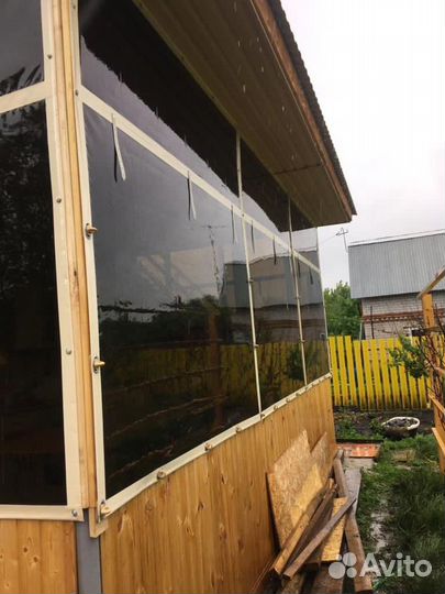 Мягкие окна из пвх для террас веранд