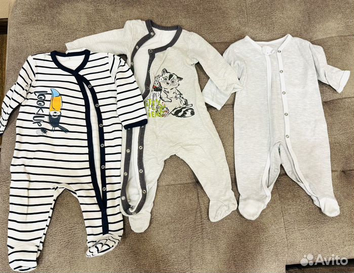 Вещи на мальчика 0-6 месяцев