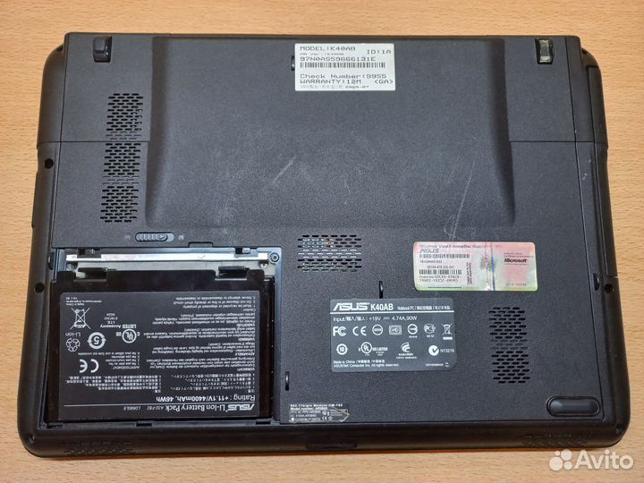 Ноутбук Asus K40AB