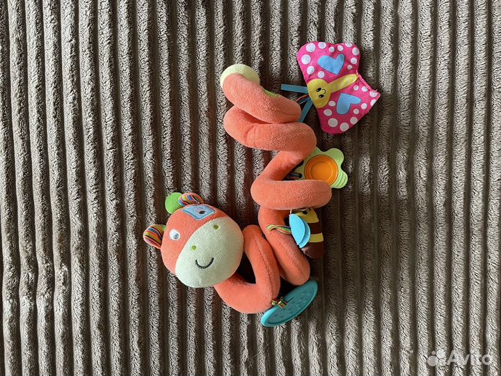 Игрушка спираль для коляски, юла