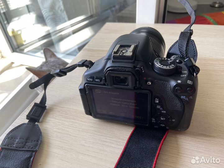 Фотоаппарат canon 600d 18 135