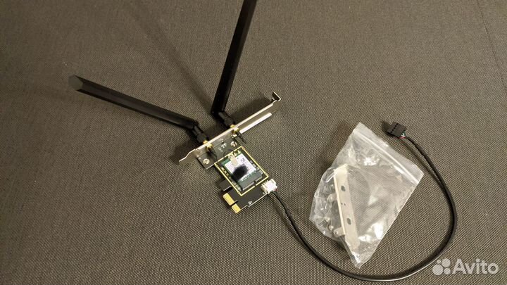 Сетевой адаптер WiFi 6E PCI-E AX210 Bluetooth 5.3