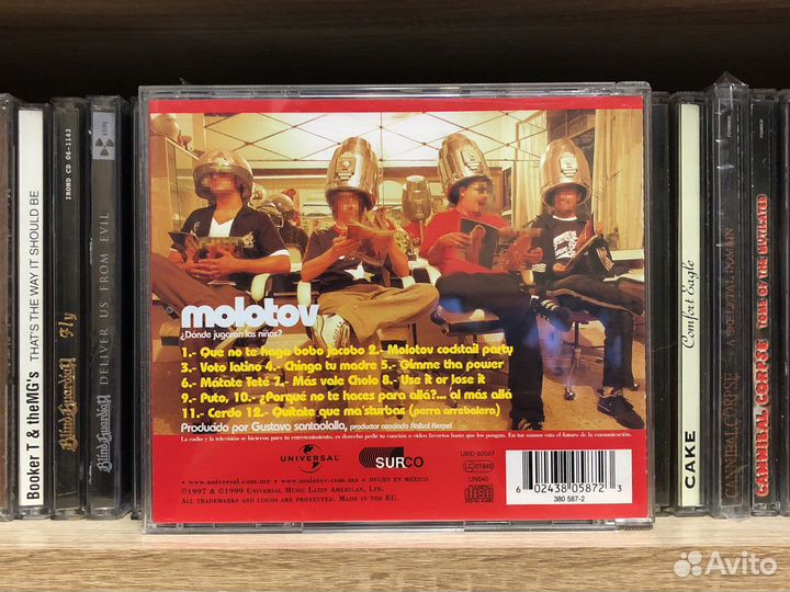 CD диск Molotov – Dnde Jugarn Las Nias