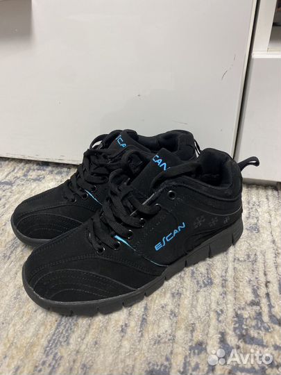 Ботинки зимние с мехом на мальчика