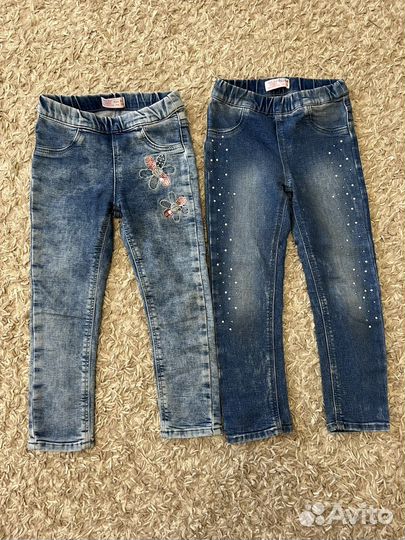 Джинсы для девочки 104