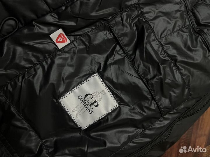 Куртка cp company dd shell outline primaloft black