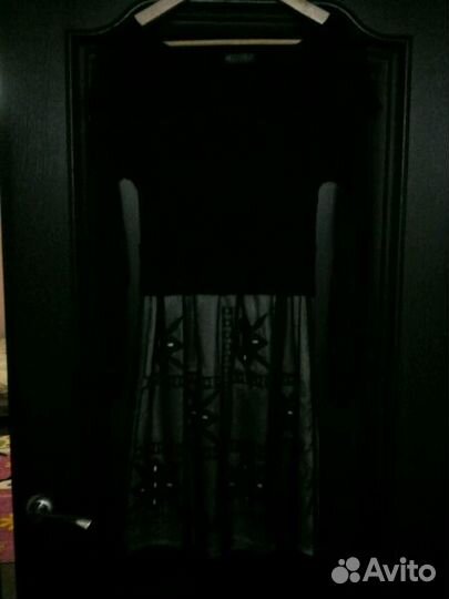 Платье комбинированное