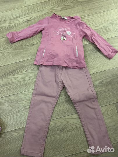 Детская одежда пакетом для девочки 80 86