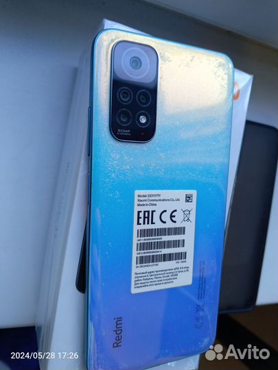 Xiaomi Redmi Note 11, 4/128 ГБ