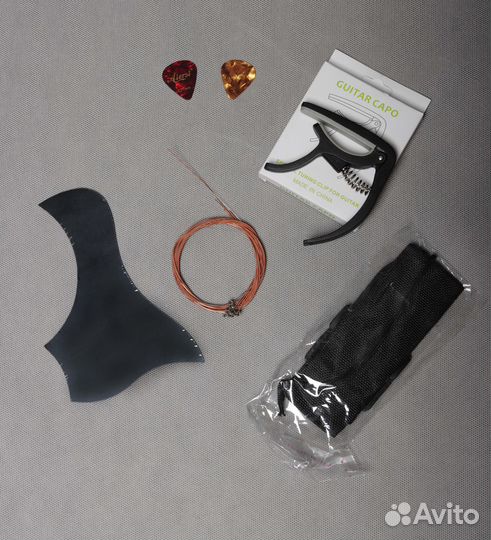 Комплект 8 в 1 - Гитара + Аксессуары+ Сертификат