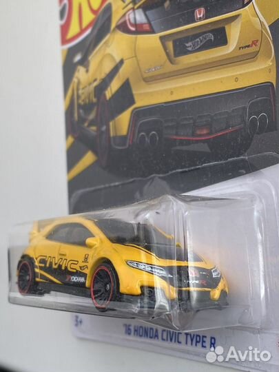 '16 honda civic type R mattel hot wheels