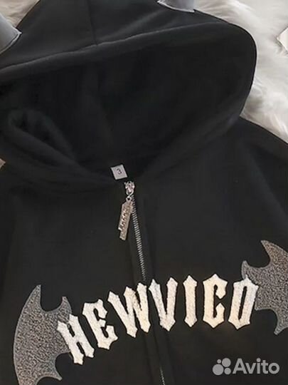 Зип худи с рожками