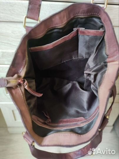 Сумка кожаная Италия