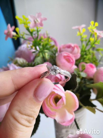 Серебряное кольцо 19,5