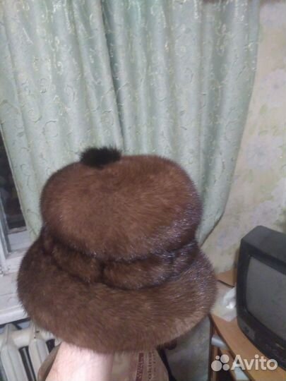 Шапка норковая женская бу